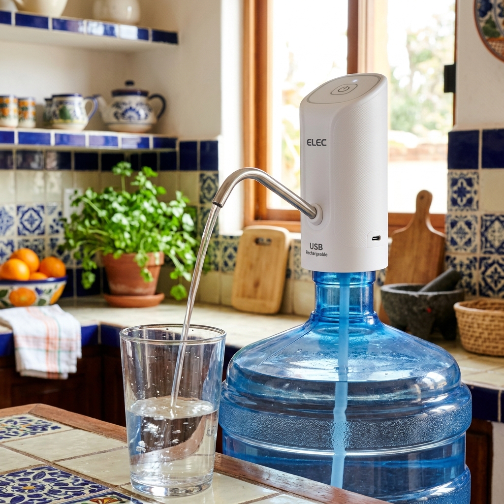 Dispensador eléctrico para garrafón de agua